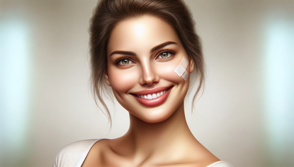 portrait of a woman after having plastic surgery